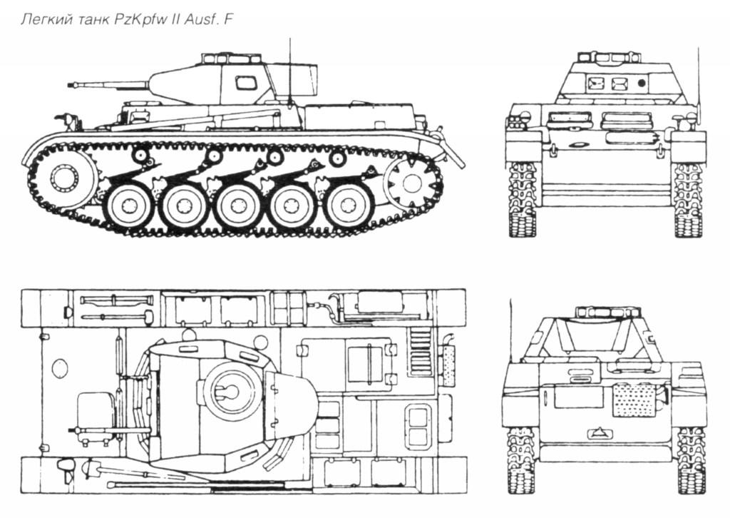 Чертеж танка пз 3